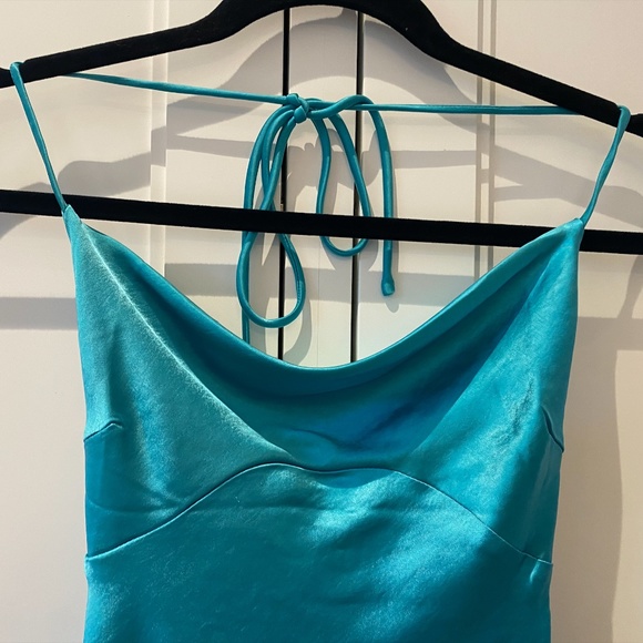 NWT Princess Polly Cairo Mini Dress- Blue - Picture 4 of 9